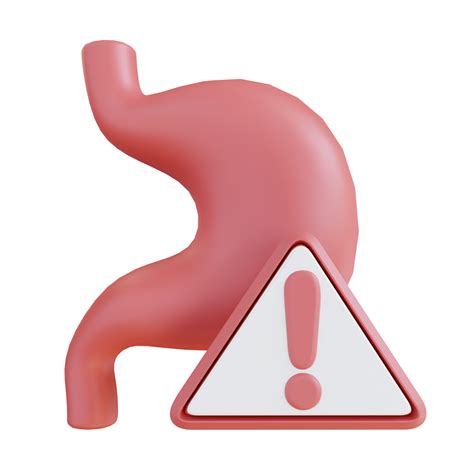 3d illustration of gastric pain 18244242 PNG