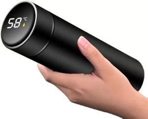 Malik Brothers LED Temperature Water Bottle Display I LED Indicator Water Bottle Hot Cool