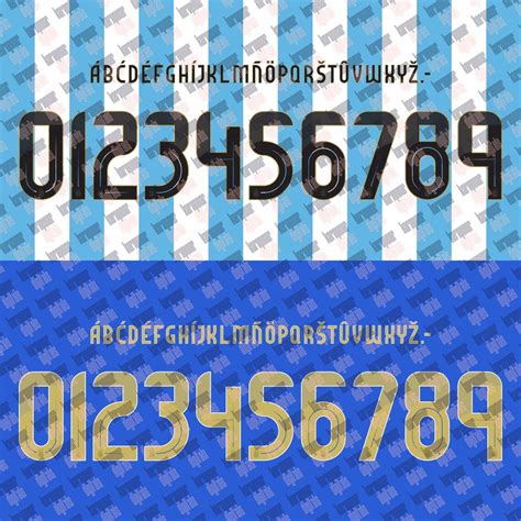 Font Vector Argentina 2024 Copa America Font Ai Eps Svg Png Pdf