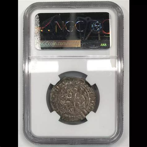 1451 56 GERMAN STATES Silver GROSCHEN NGC AU 55 SAXE MEISSEN