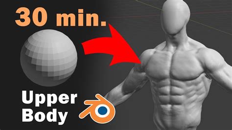 How To Sculpt Torso In Blender In Min Youtube