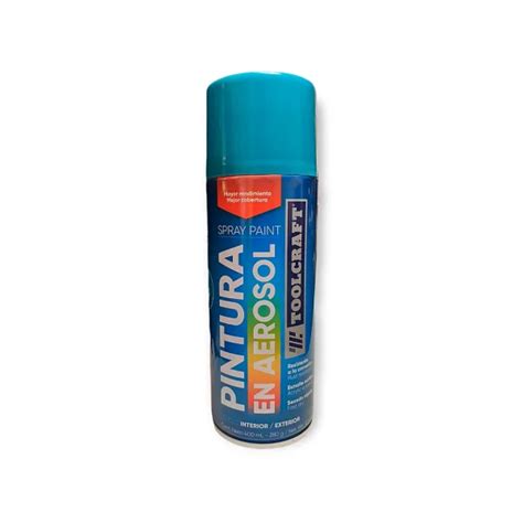 Pintura En Aerosol Azul Real 400ml Toolcraft Distribuidora Minerva