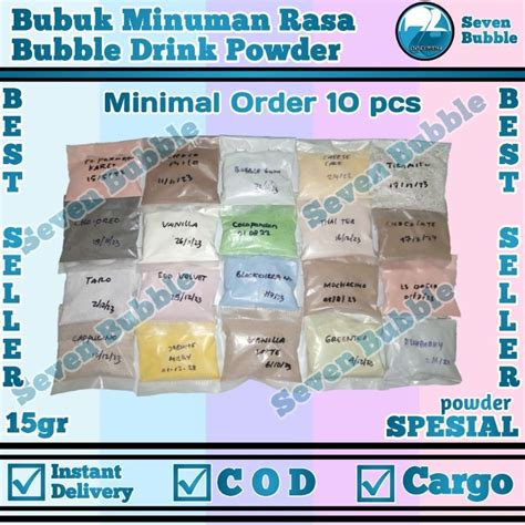 Jual Bubuk Minuman Rasa Gr Serbuk Minuman Kekinian Varian Rasa