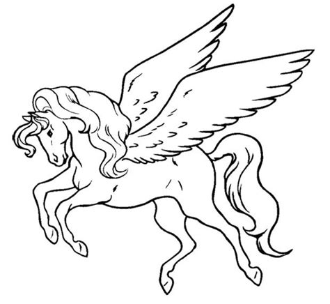 Realistic Flying Unicorn Coloring Pages : We have collected 38+ flying ...