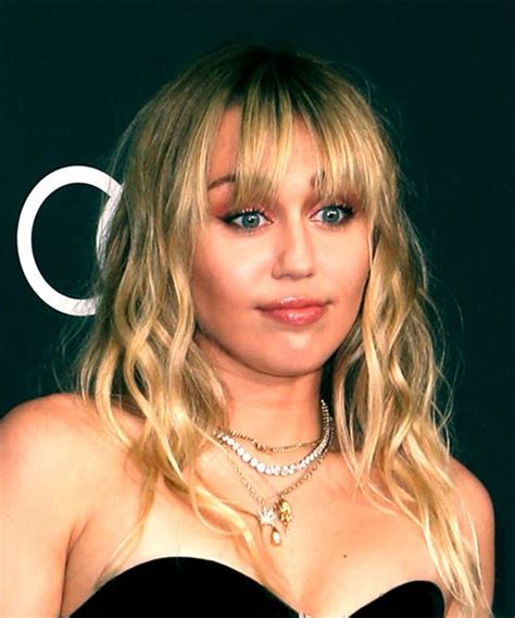 Miley Cyrus Medium Blonde Hair