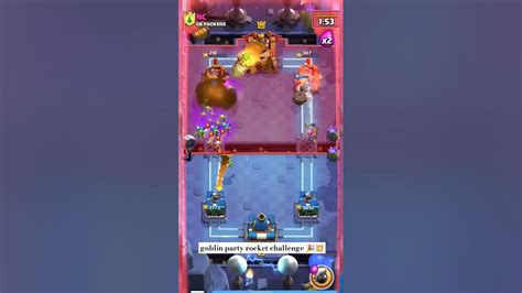 Goblin Party Rocket Deck 🤯🎉 Clash Royale Shorts Viral Battleroyale Youtube