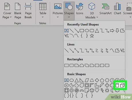 3 Ways to Create a 3D Object in Microsoft Word - wikiHow