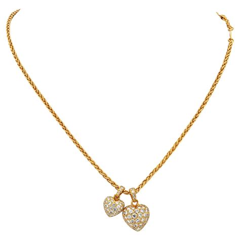 Cartier Diamond Heart Platinum Necklace At 1stdibs Cartier Diamond