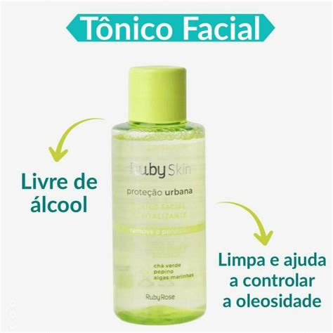 T Nico Facial Revitalizante Hb Ruby Skin Prote O Urbana Ruby Rose