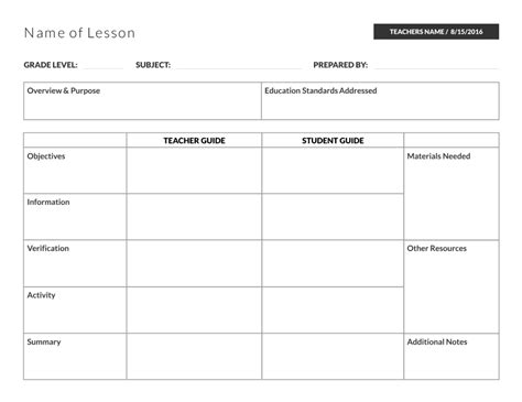 A Teacher S Plan Templates Teaching Lesson Plans Templates Teaching Hot Sex Picture