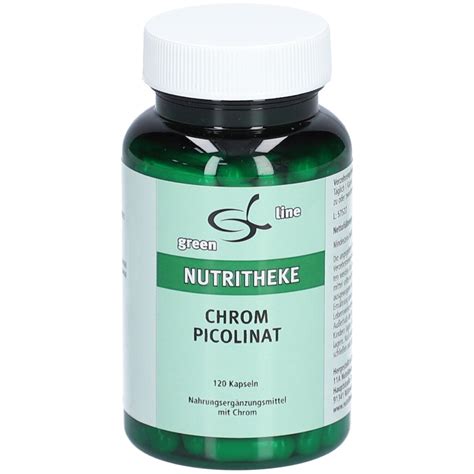 Greenline NUTRITHEKE CHROM PICOLINAT Kapseln 120 St Shop Apotheke