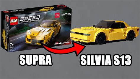 76901 Nissan Silvia S13 Lego Speed Champions Alternative MOC Tutorial