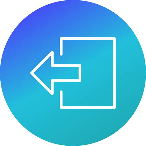 logout vector icon  vector art  vecteezy