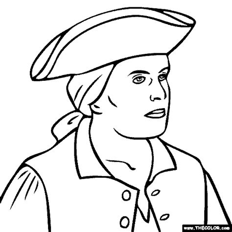 how to draw paul revere