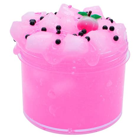 Amazon.com: Pink Jelly Cube Slime Scented Slime Prefabricated Slime, Soft Jelly Clay Slime Sugar ...