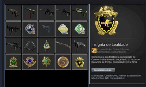 Desapego Games Counter Strike Cs Go Medalhas No Cs Nivel