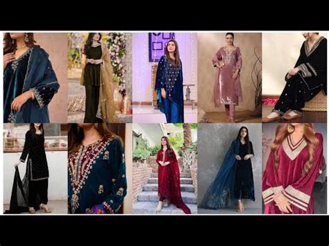 Simple Velvet Dress Design For Girls Velvet Dress Youtube