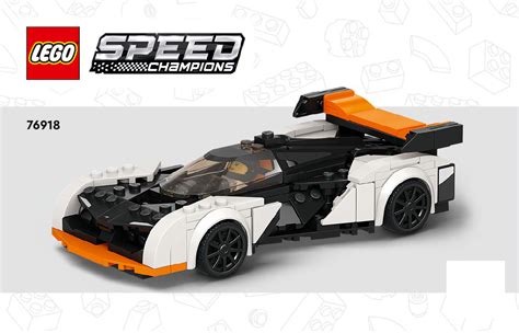 Handleiding Lego Set Speed Champions Mclaren Solus Gt Mclaren F Lm