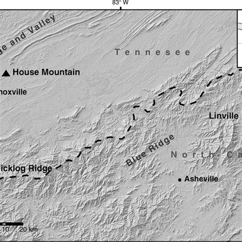 Location of fire history reconstruction sites in Tennessee and North ...