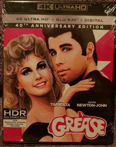 Blu Ray Grease 40th Anniversary Edition 4k Ultra Hd Blu Ray 1978