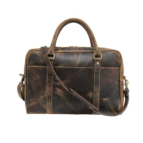 NE-1703 LEATHER VINTAGE LAPTOP BAG – Nadri Exporters