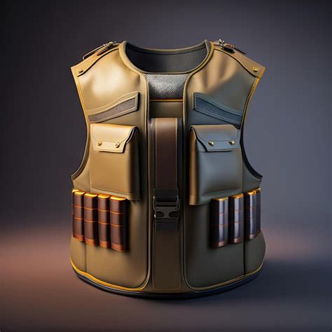 Premium Ai Image A Bulletproof Vest Isolated