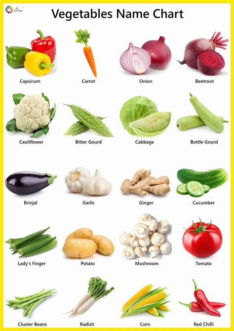 Vegetables Names in English: Pictures | Videos | Charts - Ira Parenting | Name of vegetables ...