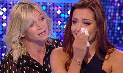 Strictly Come Dancing 2018 Zoe Ball Comforts Sobbing Amy Dowden In Tears On It Takes Two Tv