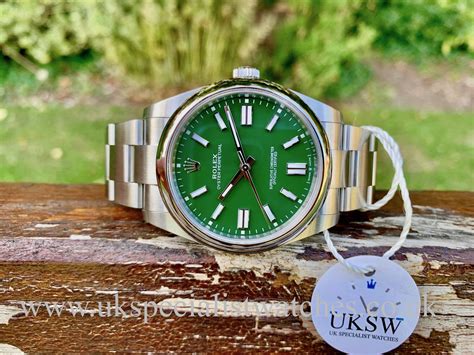 Rolex Oyster Perpetual 41mm Green Dial New 2020 124300 Uk