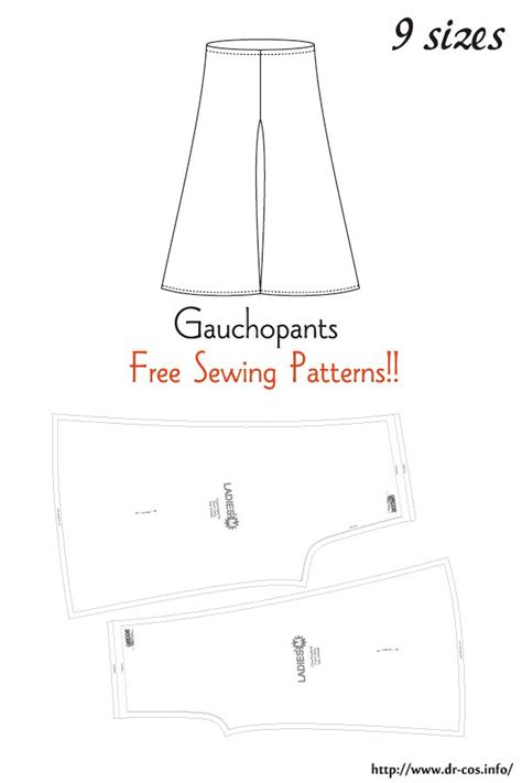 Gaucho Pants Free Sewing Patterns Artofit