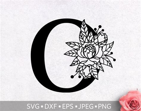 Letter O Monogram SVG