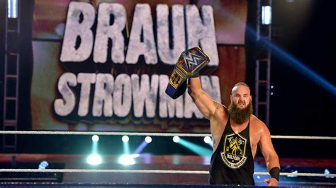 Braun Strowman Wins The Wwe Universal Title At Wrestlemania 36