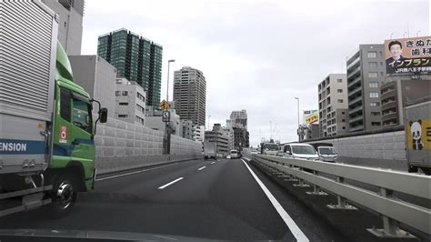 首都高速道路 C1都心環状線（外回り 4k30p 車載動画 2020 都市高速ドライブ）：竹橋jct から外回り周回 東京23区