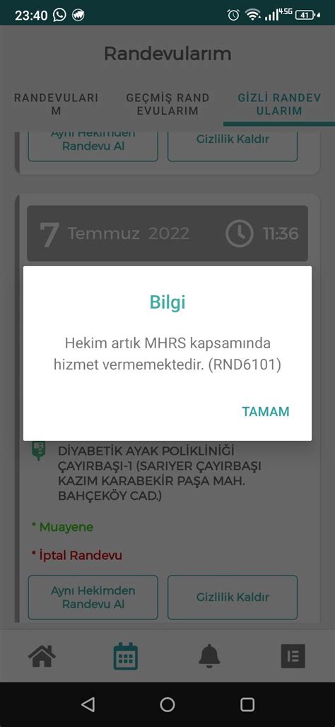 MHRS Merkezi Hekim Randevu Sistemi Doktor Randevusu Alamıyorum