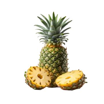 Pineapple Isolated On White Background Pineapple Isolated On White