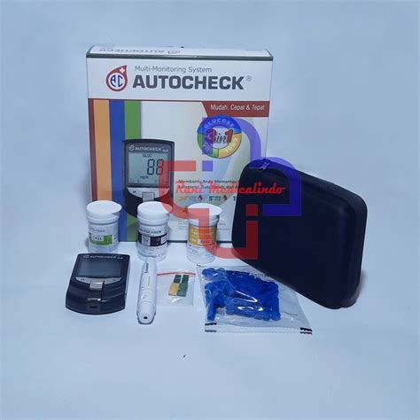 Jual Alat Cek Kadar Gula Darah Kolesterol Asam Urat Autocheck Gcu