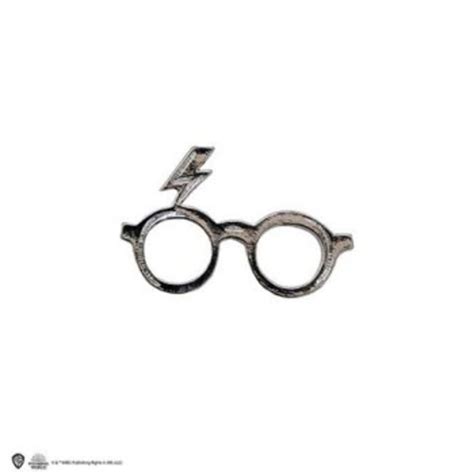 Distrineo Glasses And Lightning Bolt Pin Badge Harry Potter 4geeks