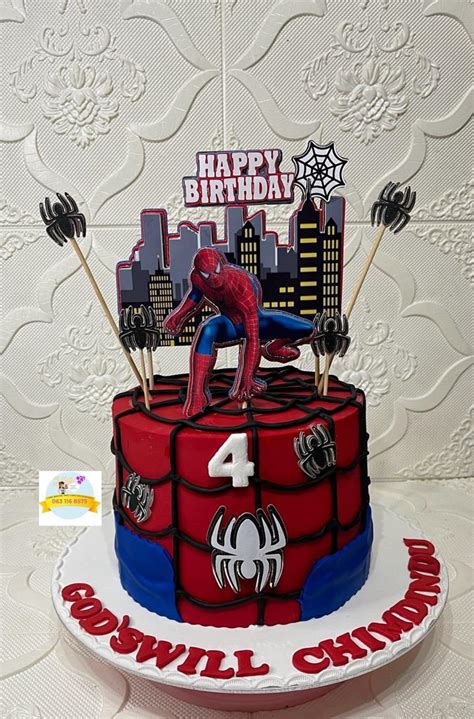 Superhero Spiderman Theme Cake Merciful Cakes