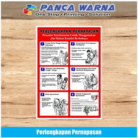 Jual Stiker Kapal Safety Sign Perlengkapan Pernapasan Ism Code