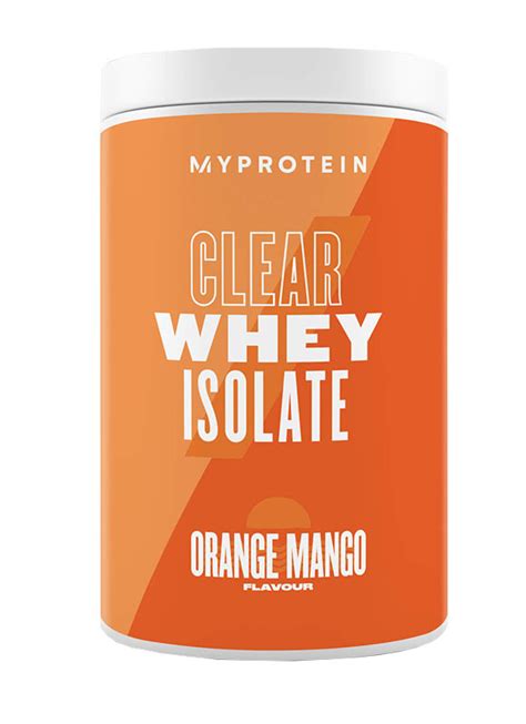 Myprotein Clear Whey Isolate G Dose Geschmack Orange Mango