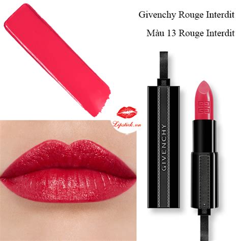 Givenchy Rouge Interdit Satin Lipsticks Review And Swatches The Happy