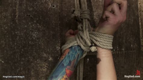 Hogtied And Ass Hooked Slave Whipped