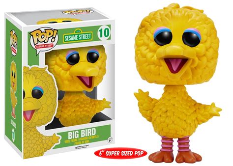 Pop Tv Sesame Street Big Bird 6 Inch Funko