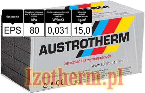 Styropian grafitowy Austrotherm EPS 031 Dach Podłoga PREMIUM Grafitowy