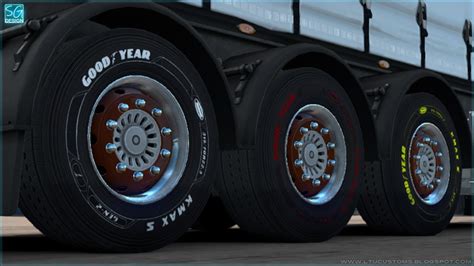 Goodyear Dlc Trailer Tires V Ets Mods Euro Truck Simulator