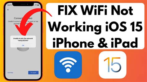 Fix Wifi Not Working On Iphone After Updating Ios Unable To Join