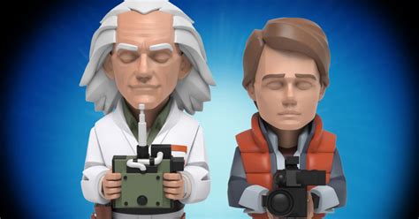 Artistic Back To The Future X Yarms Figures Debut From Mighty Jaxx