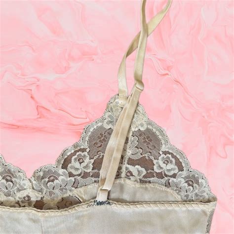 Vintage Lingerie Vintage Lace Cami White Lace Bodys Gem