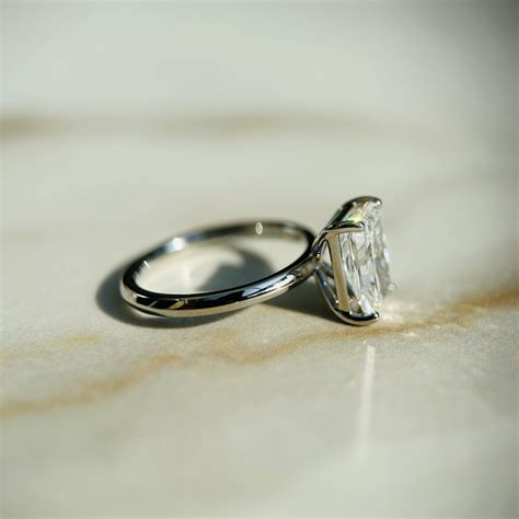 Classic Lab Grown Radiant Solitaire 9mm Hand Picked 2ct D E