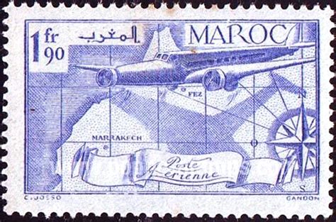 Maps on Stamps : french morocco | A Database of Cartophilately